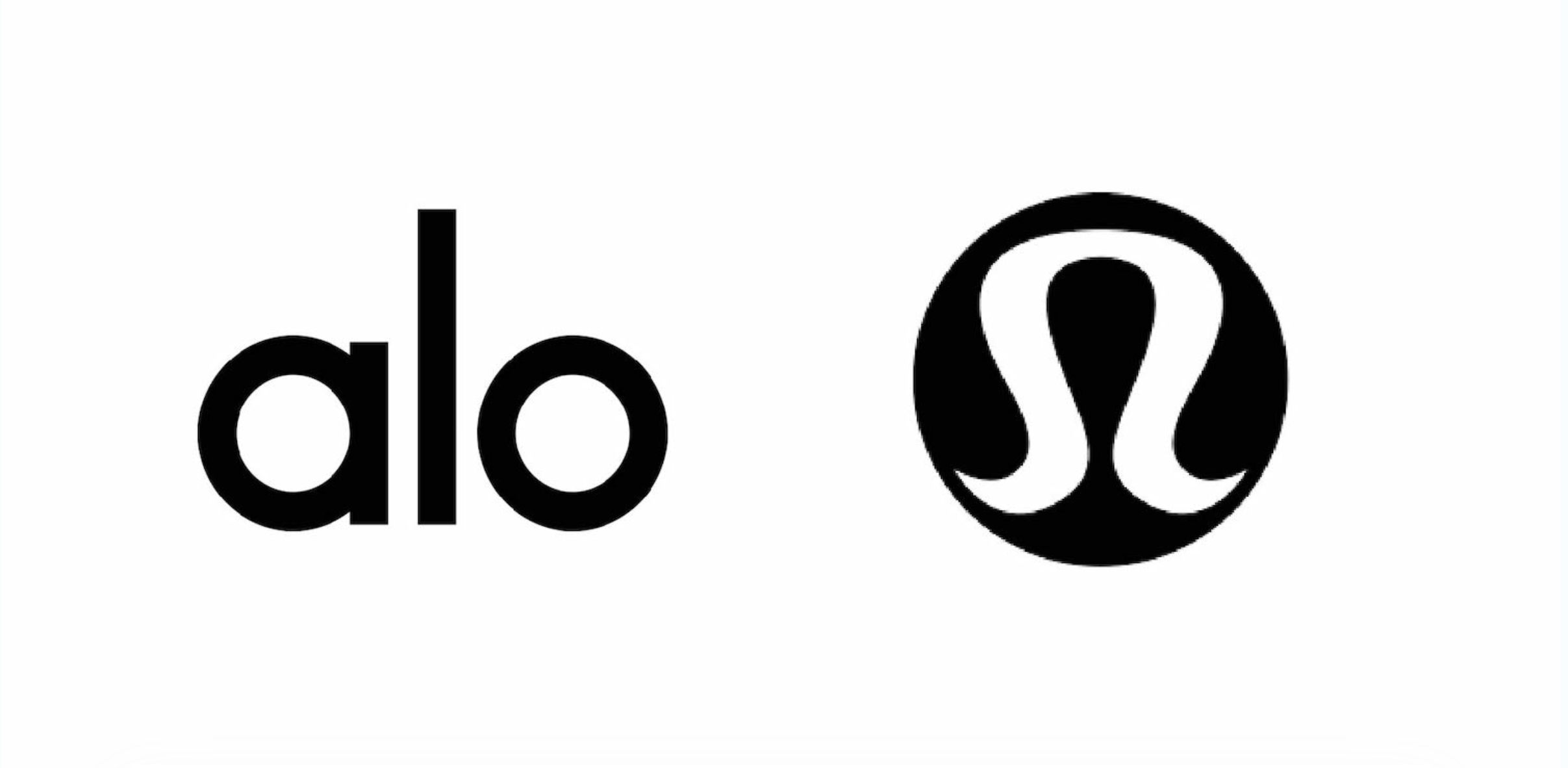 Lululemon and Alo Yoga Logos